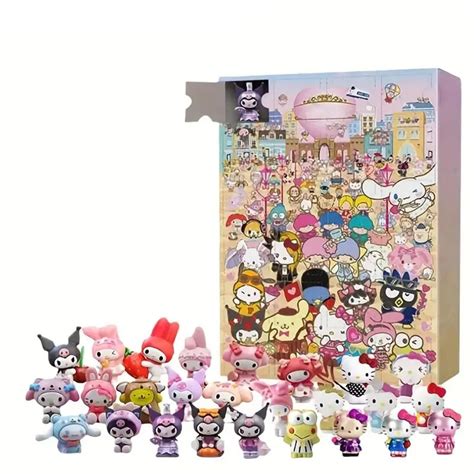 Cute Sanrio Anime Blind Box Christmas Advent Calendar Hello Kitty