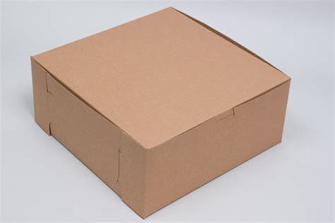 X X Recycled Natural Kraft Bakery Cake Boxes