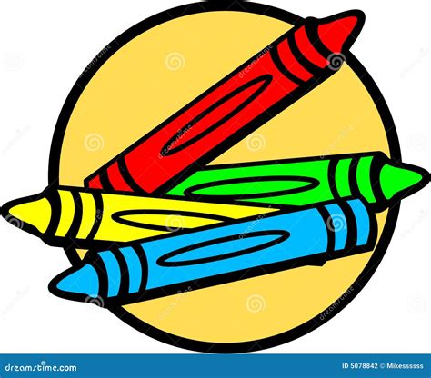 Coloring Crayons Vector Illustration Stock Photography - Image: 5078842