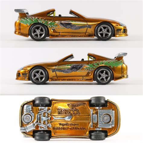 Fast And Furious Brians Toyota Supra MKIV In Spectraflame Hot Wheels Custom On Custom Card