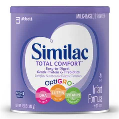 Similac Total Comfort Easy To Digest Gentle Protein And Prebiotics Vitality Medical