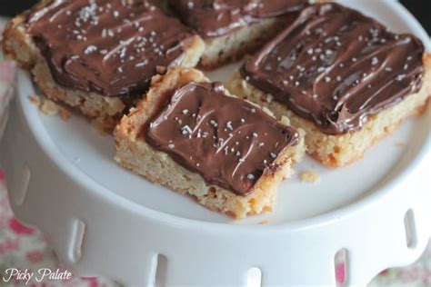 Salted Nutella Shortbread Bars | The Best Shortbread Recipe