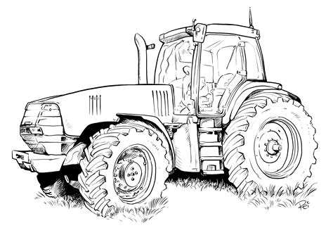 Coloriages Imprimer Tracteur Num Ro F