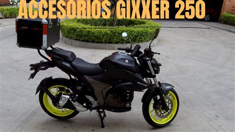 Suzuki Gixxer 250 Accesorios Parte 1 Youtube