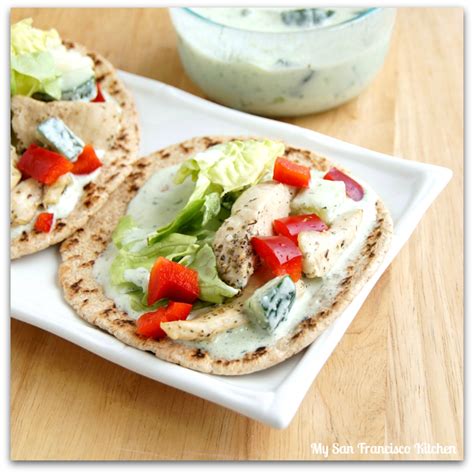 Chicken Gyros With Tzatziki