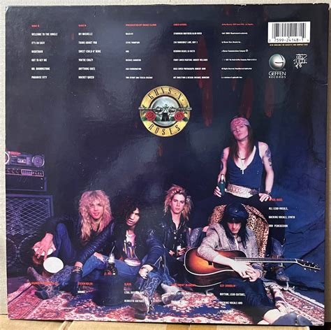 Guns N Roses Apetite For Destruction US盤 LP GHS24148 ハードロック 名盤 GUNS N