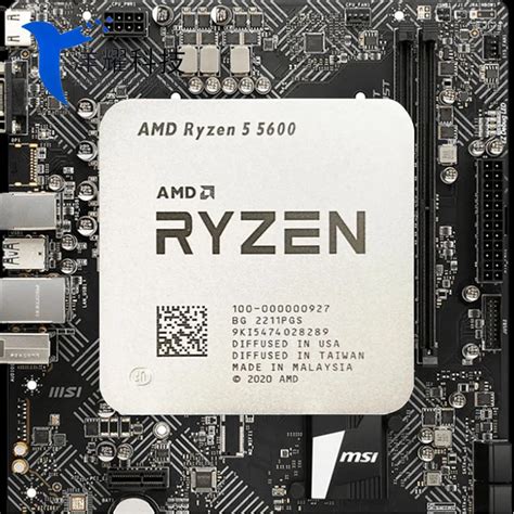 New Amd Ryzen 5 5600 R5 5600x 3 7 Ghz Six Core Twelve Thread 65w Cpu