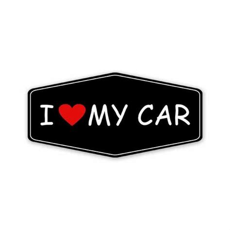 I Love My Car Car Sticker At Rs 200 00 Car Sticker Id 2851835811688