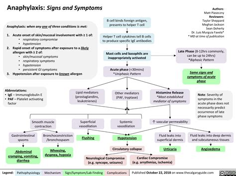 Anaphylaxis Signs And Symptoms Calgary Guide