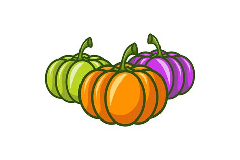 Pumpkin organic Vector Logo 18969590 Vector Art at Vecteezy