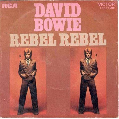 Rebel Rebel French 1973 2 Trk 7 Single Unique Ps De David Bowie 45