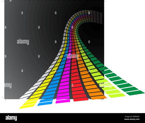 Retro Rainbow Waves Stock Vector Image And Art Alamy