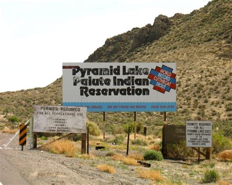 Pyramid Lake Paiute Indian Reservation Nevada Pyramids Nevada Lake