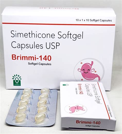 BRIMMI 140 Simethicone Softgel Cap 140mg Sepik Life Sciences