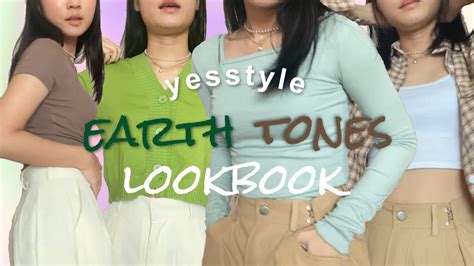 🌎 Earth Tones Lookbook Yesstyle 🤍 Youtube