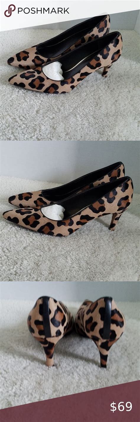 Stuart Weitzman Pipeinot Leopard Calf Hair Heels Leopard Print Pumps