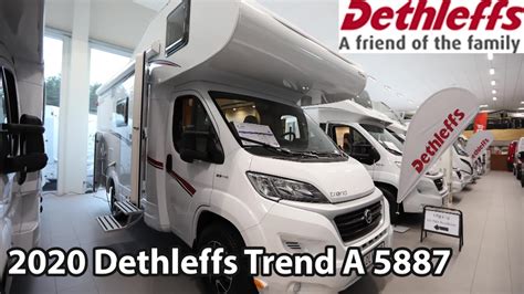 Dethleffs Trend A 5887 2020 Motorhome 6 51 M YouTube