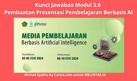 Info Pintar Kemenag Jawaban Modul 3 6 Pembuatan Presentasi Multimedia