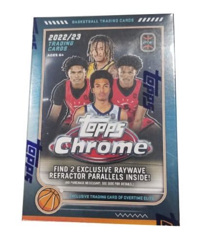 2022/23 Topps Overtime Elite Chrome Basketball Value Box, 1 ct - Kroger