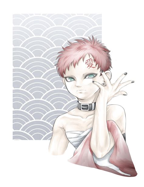 Some recent Gaara fan art I made : r/Naruto