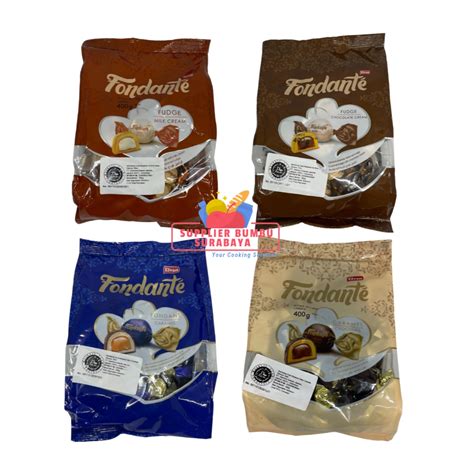 Jual Elvan Fondante Chocolate Coklat Caramel Fudge Milk Fondant Turki