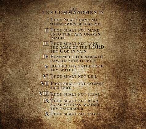 10 Commandments Wallpaper