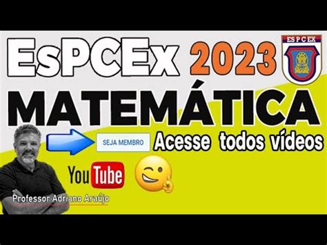 Veja A Corre O Da Prova De Matem Tica Da Espcex Ano Youtube