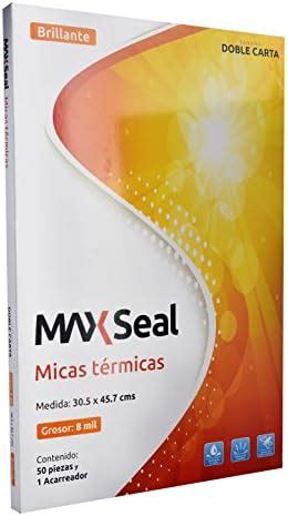 Mica T Rmica Max Seal Carta Mil Pzs X Cm Amazon Mx