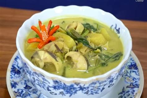 Resep Cara Membuat Gangan Jantung Dan Daun Pisang Muda Ala Chef Rudy