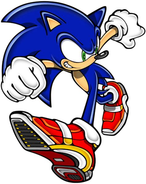 Sonic From The Official Art Set For Sonicadventure Sega