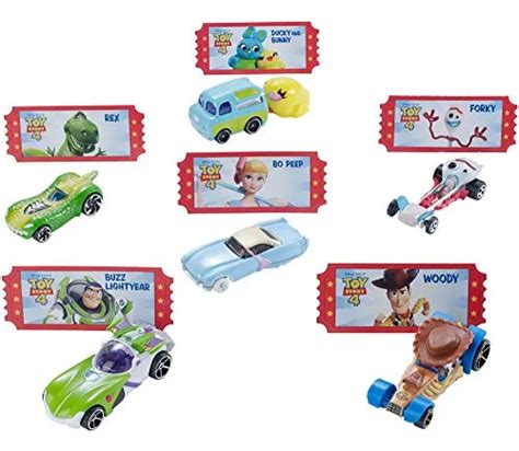 Disney Pixar Toy Story Carros De Personajes De Hot Wheels Env O Gratis