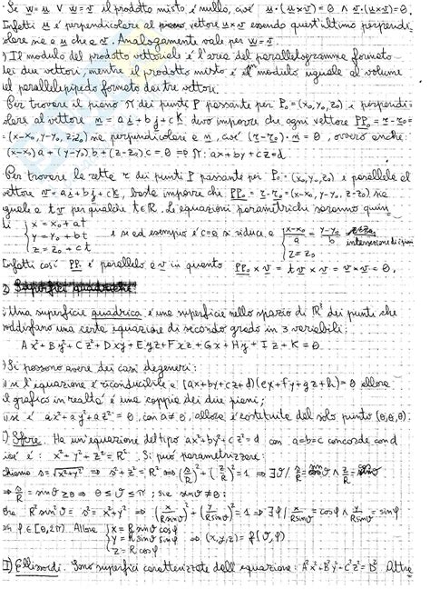 Concetti Esame Analisi Appunti Di Analisi Matematica 2