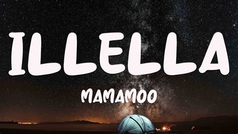 Illella Mamamoo Lyrics Version Youtube