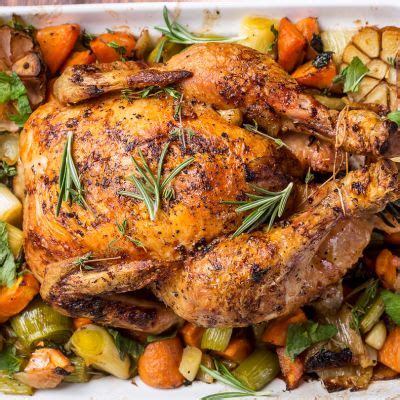 Garlic Rosemary Roasted Chicken Recipe