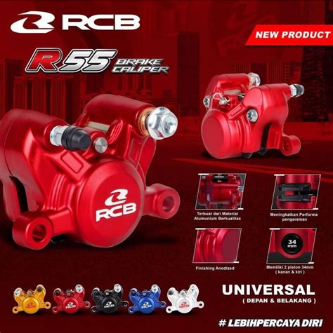 RCB Racing Boy R55 2 POT BRAKE CALIPER UNIVERSAL SNIPER150 Y16