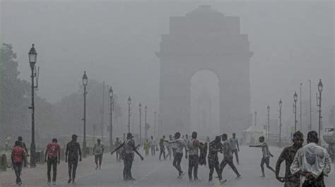 Heavy Rain Lashes Delhi Brings Relief From Humidity