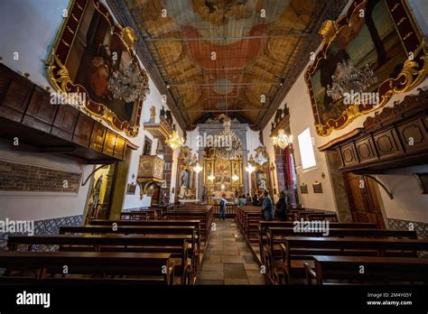 Int Rieur Avec Rago Ts Et Plafond Glise De P Lerinage Igreja De Nossa