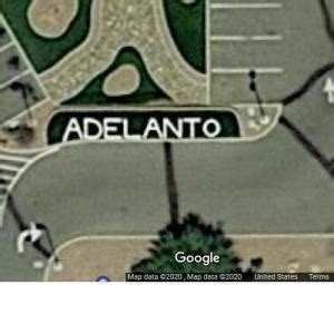 Adelanto Sign in Adelanto, CA - Virtual Globetrotting