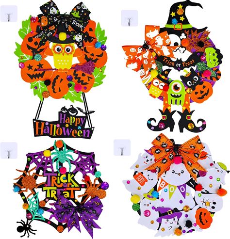 Decorations DIY Halloween Craft Kits Fall Kids Crafts Art Sets Ghost ...