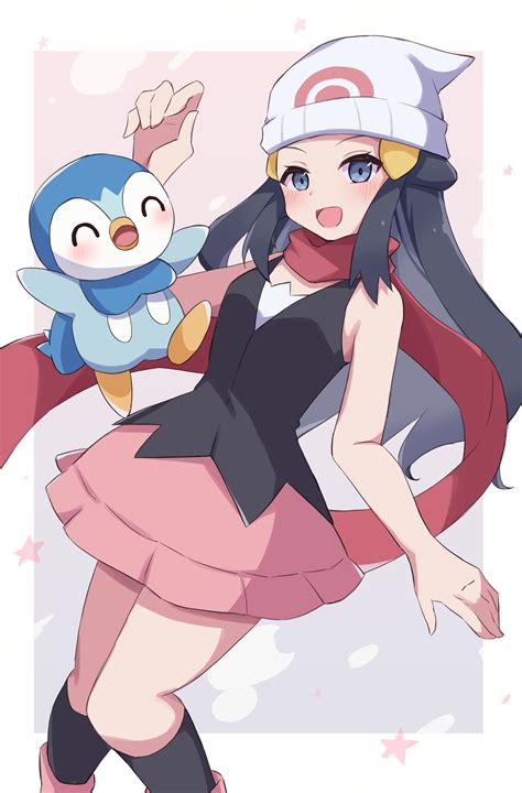 Dawn And Piplup Pokemon And 1 More Drawn By Piyo To Game Danbooru