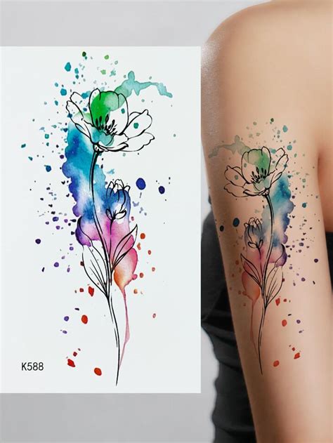 Easy Flower Tattoo Designs