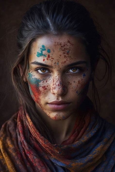 Colorful Girl by Asparuxx on DeviantArt