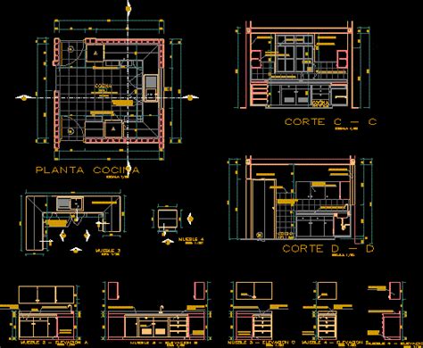 Kitchen Project Dwg Full Project For Autocad Designs Cad