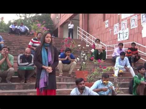 Shehla Rashid Former JNUSU Vice President Speaks During The Ongoing