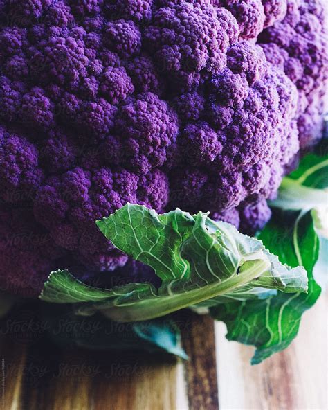 "Purple Cauliflower" by Stocksy Contributor "James Jackson" - Stocksy