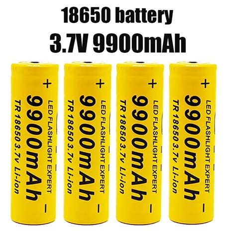 New Battery V Mah Rechargeable Li Ion Battery For Led