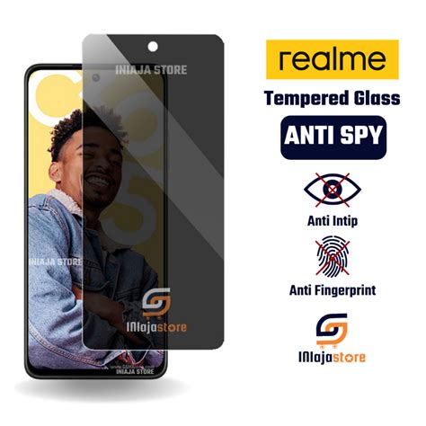 Jual Tempered Glass Anti Spy Realme C C C C C S C C C