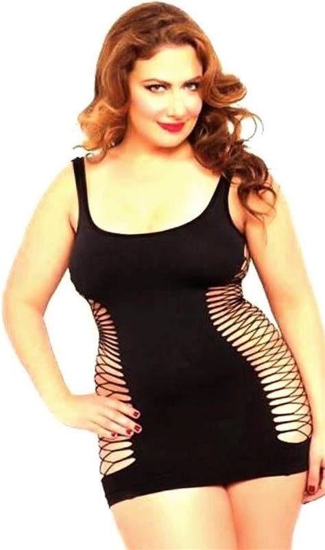 Sexy Plus Size Mini Dress Pluslookeu Collection