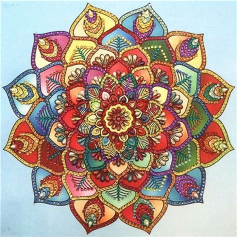 Haft Diamentowy Mandala Radości 30X30 Cm Moments Sklep EMPIK