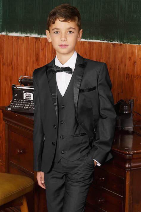 Boys Navy Tailored Fit Tuxedo Suit Albert Atelier Yuwaciaojp